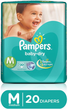 flipkart pampers medium
