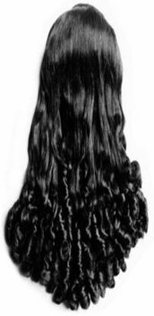 curly hairpiece