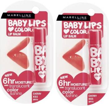 Mabelline Baby Lips Cherry Kiss Pack Of 2 1 4 G Cherry Price In India Buy Mabelline Baby Lips Cherry Kiss Pack Of 2 1 4 G Cherry Online In India Reviews Ratings Features Flipkart Com