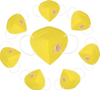 Lorem 8n Combo Anti Pollution Surgical Breathable Exhalation Valve Respirator Filter N95 Face Mask N95 Yw F1 8n Adjustable Nose Pin Yellow Melt Blown Protective Fabric 5 Layer Price In India Buy Lorem 8n Combo
