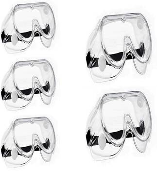 Jmd G1 Safety Goggle G1 Anti Fog Protective Safety Goggles Clear Lens Wide Vision Adjustable Anti Splash Eye Protection Soft Lightweight Eye Wear Combo Of 5 Laboratory Safety Goggle Price In India