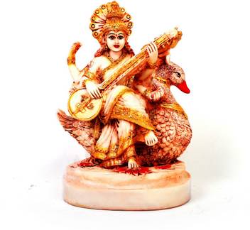 Green Value Goddess Maa Saraswati Lord Study Devi Idol Murti In Religious Diwali Decorative For Pooja And Mandir And Temple Decorative Showpiece 20 Cm Price In India Buy Green Value Find the best maa saraswati murti image, goddess saraswati statue, beautiful maa saraswati murti photos. flipkart