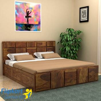 Vintej Home Solid Wood King Box Bed Price In India Buy Vintej Home Solid Wood King Box Bed Online At Flipkart Com