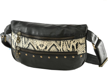 women's genuine leather fanny pack