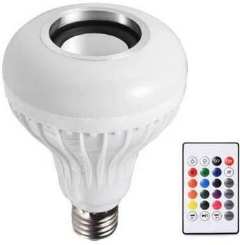 zugzwang led bulb with speaker e27 led music light bulb with bluetooth rgb changing color lamp built in audio speaker with remote control for home