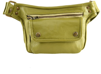 women's genuine leather fanny pack