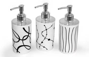 Eliq Elegant White Soap Dispenser Liquid Soap Dispenser Set 350 Ml Soap Shampoo Lotion Gel Dispenser 350 L Gel Lotion Soap Shampoo Dispenser Price In India Buy Eliq Elegant White Soap