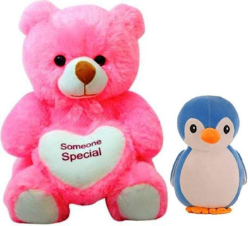pink penguin teddy
