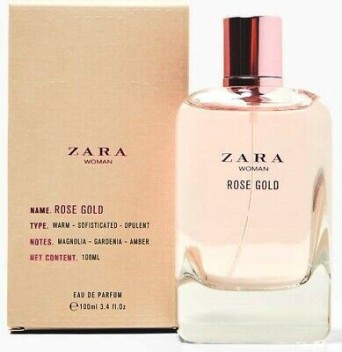zara rose gold perfume