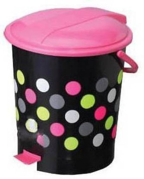 Plastic Printed Pedal Bin, Capacity 