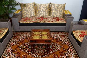 Advika Handicraft Antique Brass Mor Patda Design Sheesham Rosewood Solid Wood With Glass Top Table Coffee Table Garden And Outdoor Table Decorative Living Room Natural Brown Solid Wood Coffee Table Price In