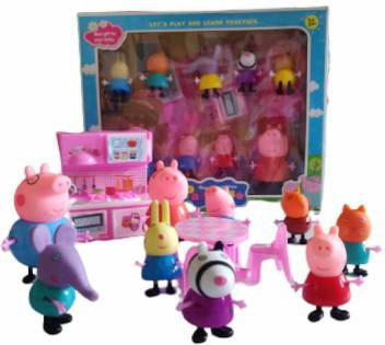 peppa pig family and friends figures