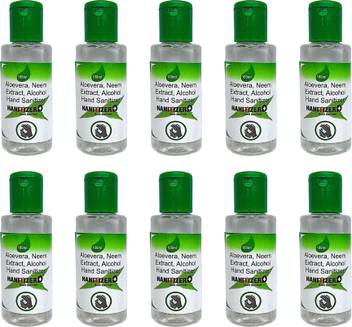 Hanitizer Aloevera Neem Extract Gel Based Alcohol Pack Of 10 Hand Sanitizer Bottle Price In India Buy Hanitizer Aloevera Neem Extract Gel Based Alcohol Pack Of 10 Hand Sanitizer