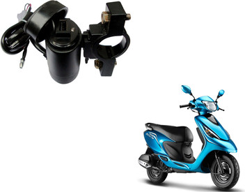 tvs scooty charging