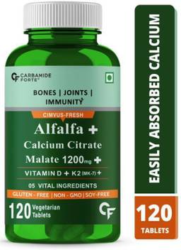 Carbamide Forte Alfalfa Calcium Citrate Malate 1200mg Tablets For Women Men Supplements Price In India Buy Carbamide Forte Alfalfa Calcium Citrate Malate 1200mg Tablets For Women Men Supplements Online Inlife calcium d3 supplement contains 500mg of calcium & 400iu of vitamin.
