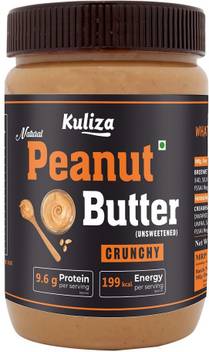 Kuliza All Natural Peanut Butter Crunchy Unsweetened Gluten Free Vegan 500 G Price In India Buy Kuliza All Natural Peanut Butter Crunchy Unsweetened Gluten Free Vegan 500 G Online At Flipkart Com