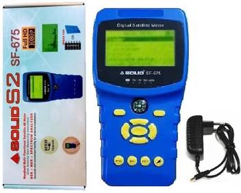 Solid Sf 675 Rechargeable Digital Satellite Db Meter Dish Antenna Gain Measuring Instrument Dish Antenna Gain Measuring Instrument With Ber Mer Specturm Analyzer Non Magnetic Engineer S Precision Level Price In India