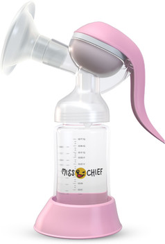 breast pump with glass bottles