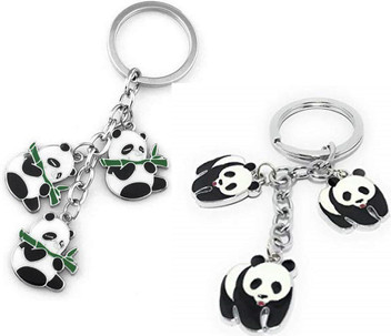 combo panda keychain