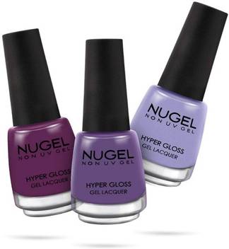 Nugel Non Uv Gel Nail Polish 3pcs Combo 13ml Each N 11 Pure Purple 24 Grape Purple 26 Baby Blue Eyes 27 Price In India Buy Nugel Non Uv Gel Nail
