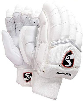SG Test White Cricket Batting Gloves