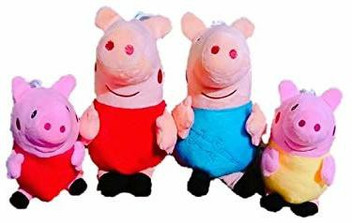 peppa pig soft toy set
