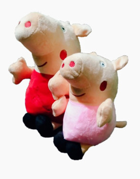 peppa pig soft toy set