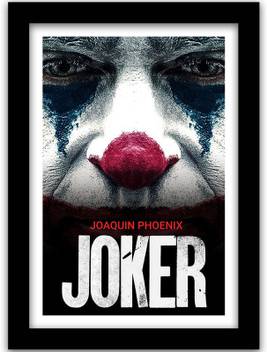 Joker Movie Poster With Frame Joker Framed Posters For Home And Office Paper Print Personalities Posters In India Buy Art Film Design Movie Music Nature And Educational Paintings Wallpapers At