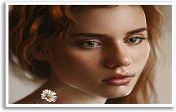 HD Beautiful Girl Oil Painting Wallpaper Poster Hd Wall Art Pictures for  Living Room Home Decor Painting NO Frame (A3 Size 12 in x 18 inch) Paper  Print - Art & Paintings