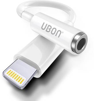 Ubon White WR-466 3.5 mm Headphone Jack Adapter Connector Supported Music  Control and Calling Function Audio Adapter Phone Converter Price in India -  Buy Ubon White WR-466 3.5 mm Headphone Jack Adapter