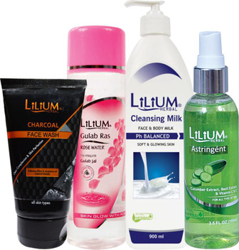 lilium charcoal face wash