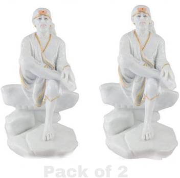Krishnagallery1 Pack Of 2 Sai Baba Statue Marble Sai Baba Sai Baba Idol Sai Baba Murti Home Temple Poojan Use Office Temple Use Pooja Idol Decorative Showpiece 10 Inch Price In Marble statue of shirdi sai baba placed seven days shirdi sai. krishnagallery1 pack of 2 sai baba statue marble sai baba sai baba idol sai baba murti home temple poojan use office temple use pooja idol