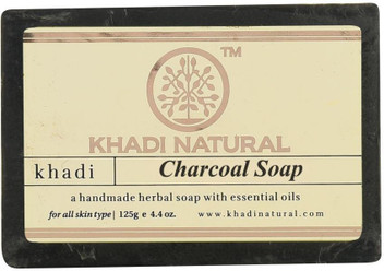 khadi natural herbal charcoal soap