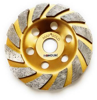 Homdum 5 Inch 125mm Turbo Rim Segmented Diamond Cup Angle Grinder Wheel For Removal Of Concrete And Paint Epoxy Etc From Marble Granite Stone By Grinding Disc 5 Segment Cup Nipper Price