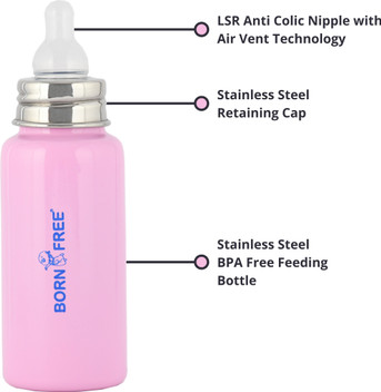 stainless steel feeding bottle flipkart