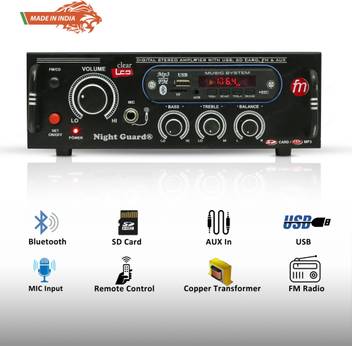 Night Guard Ng 14 2 Channel High Power Stereo Amplifier With Big Led Display Bluetooth Mic Popular audio amplifier cabinet of good quality and at affordable prices you can buy on aliexpress. flipkart