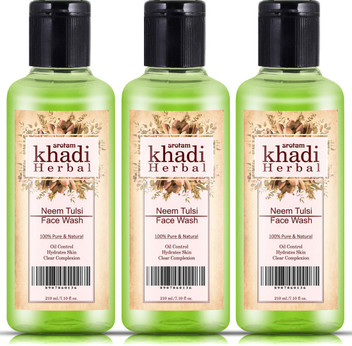 khadi oil control face wash