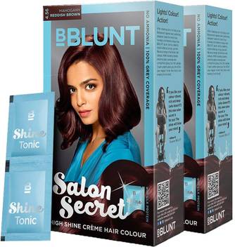 Bblunt Salon Secret High Shine Creme Hair Colour Reddish Brown 4 56 2 X 100g With Shine Tonic 8ml Reddish Brown 4 56 Price In India Buy Bblunt Salon Secret High Shine Creme 198,525 likes · 285 talking about this · 522 were here. flipkart