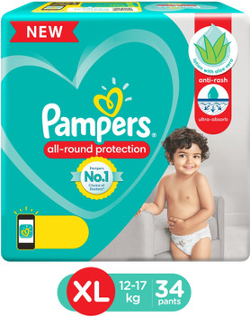 flipkart pampers xl