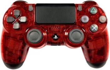 ps4 controller red crystal