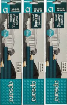 Apsara Graphite Hb B 2b 2b 4b 6b Pencil Price In India Buy Apsara Graphite Hb B 2b 2b 4b 6b Pencil Online At Flipkart Com You're reviewing:apsara drawing pencil (h). flipkart