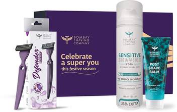 Bombay Shaving Company 3 In 1 Valentine S Day Gift Kit For Women With Defender For Her Shaving with a safety razor seems to be making a comeback. flipkart