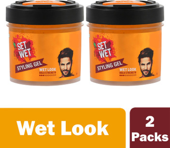 mens hair gel wet look
