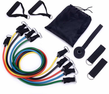 resistance tube set with handles