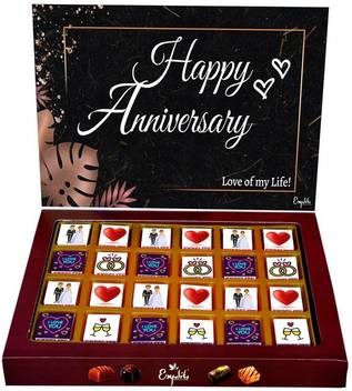 Expelite Marriage Anniversary Gift For Husband 24 Pc Anniversary Chocolates For Wife Bars Price In India Buy Expelite Marriage Anniversary Gift For Husband 24 Pc Anniversary Chocolates For Wife Bars Online Sinvitron 24 k gold plated rose. flipkart