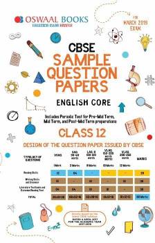 Oswaal Cbse Sample Question Paper Class 12 English Core Buy Oswaal Cbse Sample Question Paper Class 12 English Core By Unknown At Low Price In India Flipkart Com