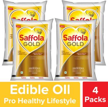 Saffola Gold Blended Oil Pouch Price In India Buy Saffola Gold Blended Oil Pouch Online At Flipkart Com
