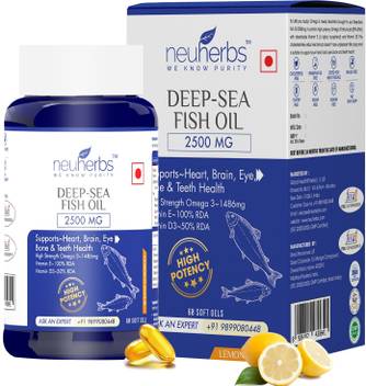 Neuherbs Deep Sea Fish Oil 2500mg Price In India Buy Neuherbs Deep Sea Fish Oil 2500mg Online At Flipkart Com