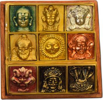 Office Upaaya Navgrah Devta Maha Poojan Yantra For Navgraha Dosh Nivaran Navgraha Shanti Wooden Brass Yantra Price In India Buy Office Upaaya Navgrah Devta Maha Poojan Yantra For Navgraha Dosh Deeply explained by harish bhimani : flipkart