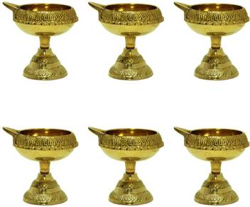 Pepper Agro Traditional Kubera Vilakku With Stand Brass Pack Of 6 Table Diya Price In India Buy Pepper Agro Traditional Kubera Vilakku With Stand Brass Pack Of 6 Table Diya Online Panjakavya vilakku | பஞ்சகவ்ய விளக்கு 12 pcs add to cart. flipkart